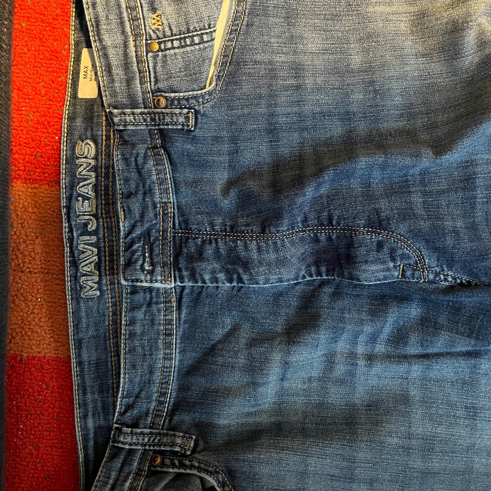 Mavi Men’s MAX Mid-Rise Wide Leg Jeans 40 x 30 - Picture 4 of 9